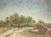 Vincent Van Gogh Lane in Voyer d'Argenson Park at Asnieres (nn04) France oil painting reproduction